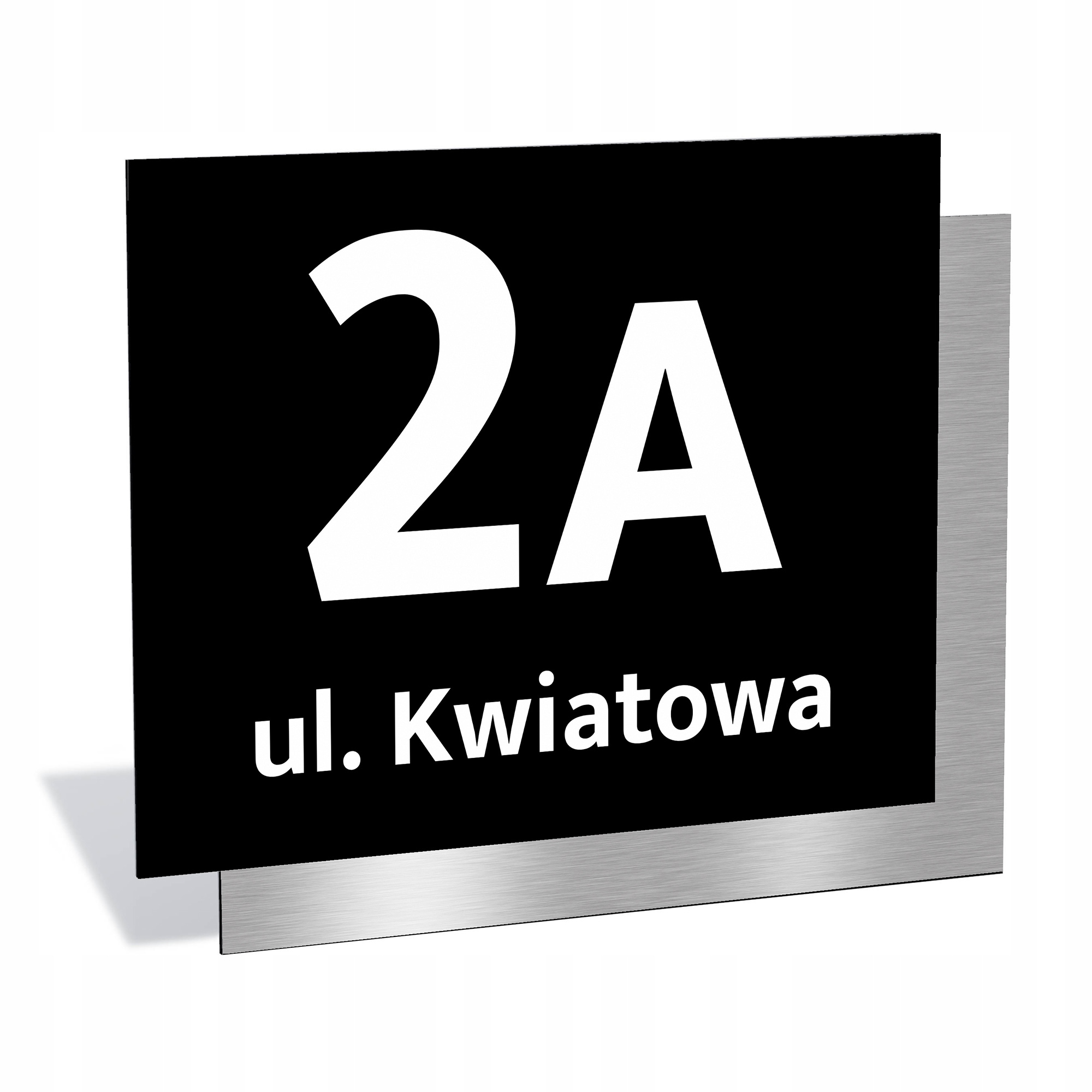 

tabliczka tablica Adresowa numer domu 22x27 alu.