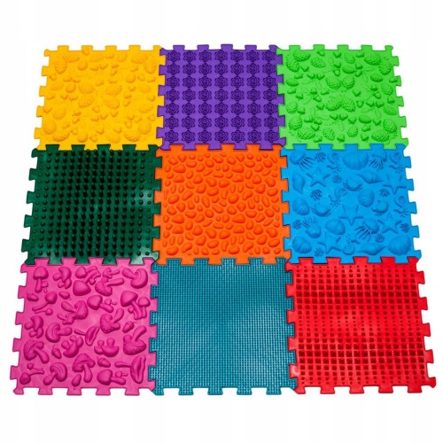 Ortopedická podložka pro cvičení nohou Ortek 9 puzzle