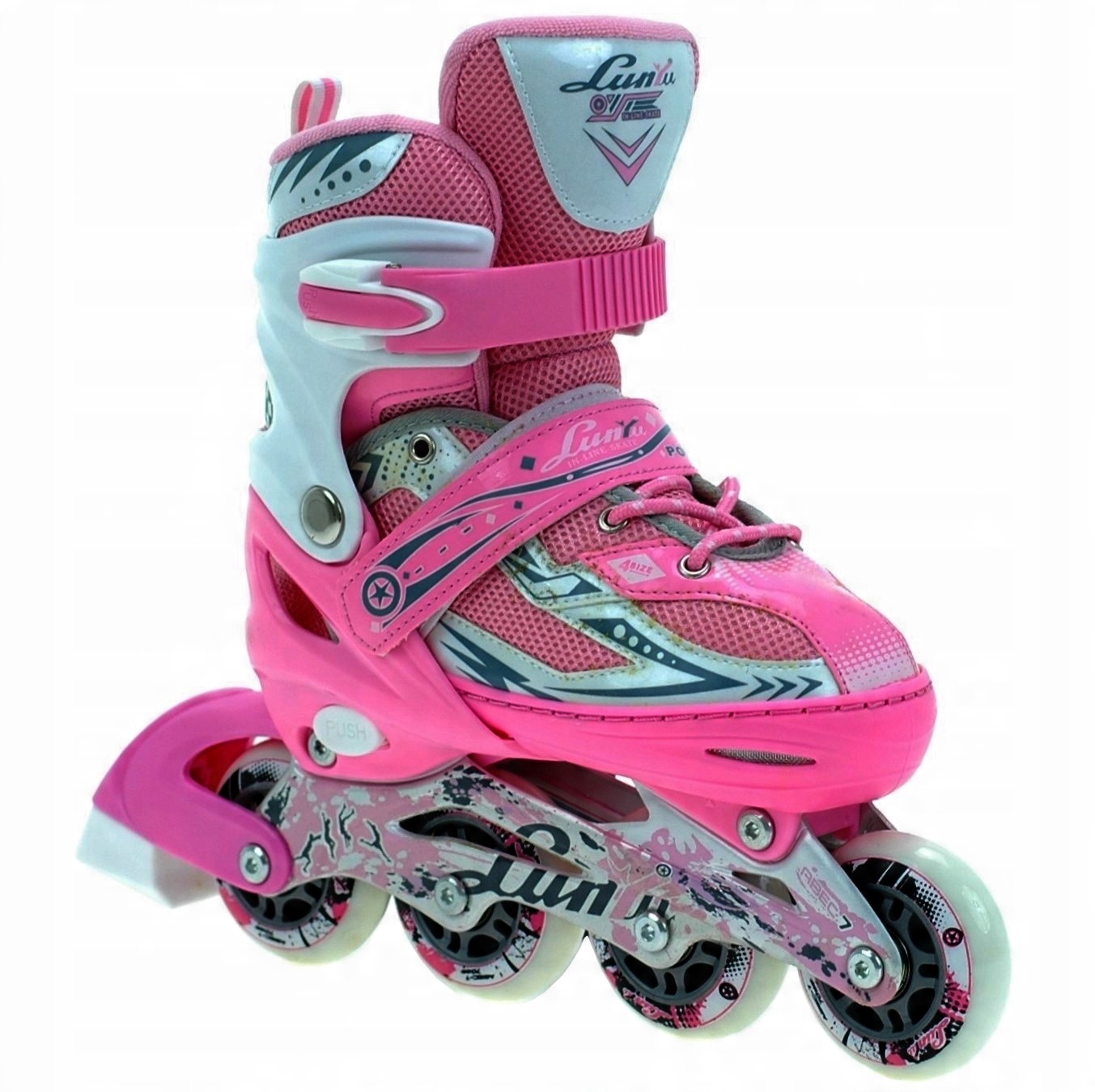 

Rolki Łyżworolki Regulowane 35 38 ABEC-7 Kauczuk