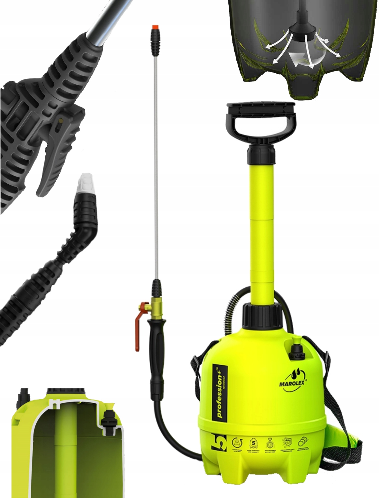 

Opryskiwacz Marolex Profession Plus Do Bielenia 5L