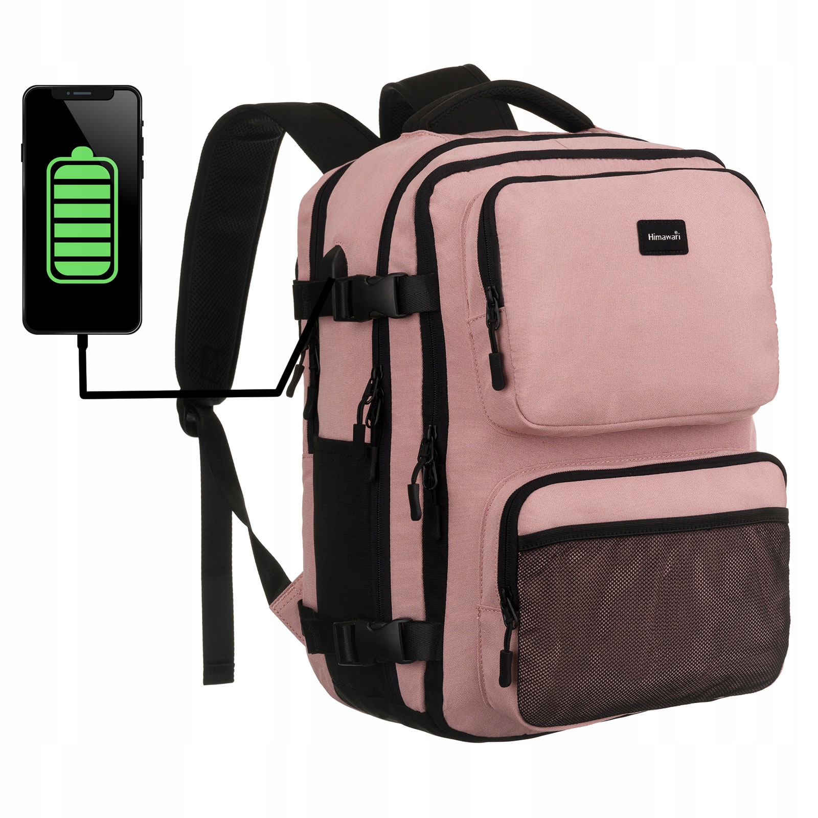 Plecak podróżny torba 40x30x20 Wizzair do samolotu bagaż pojemny podręczny