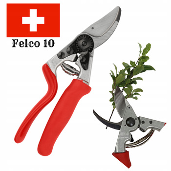 Felco 10 Ľavák Pre Veľké Ruky, Nožnice S Otočným Držiakom