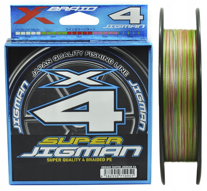 Ygk X-Braid Jigman X4 #0.8 14lb 200m