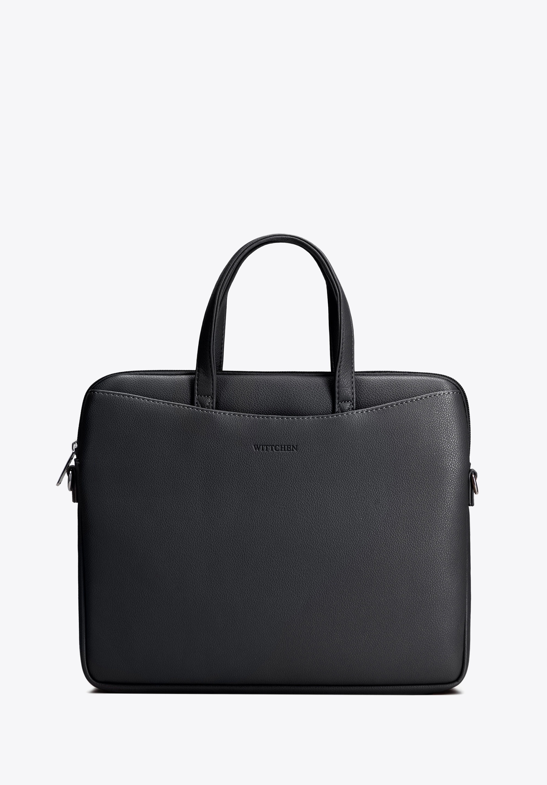 Černá taška na notebook 13"/14" Wittchen 102-3P-921-1, ekokůže pro práci