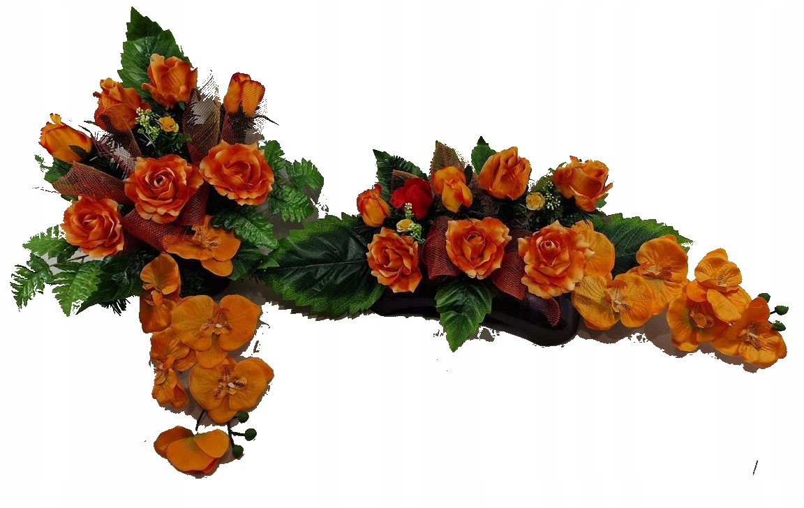 

Wiązanka na grób cmentarz stroik komplet T2