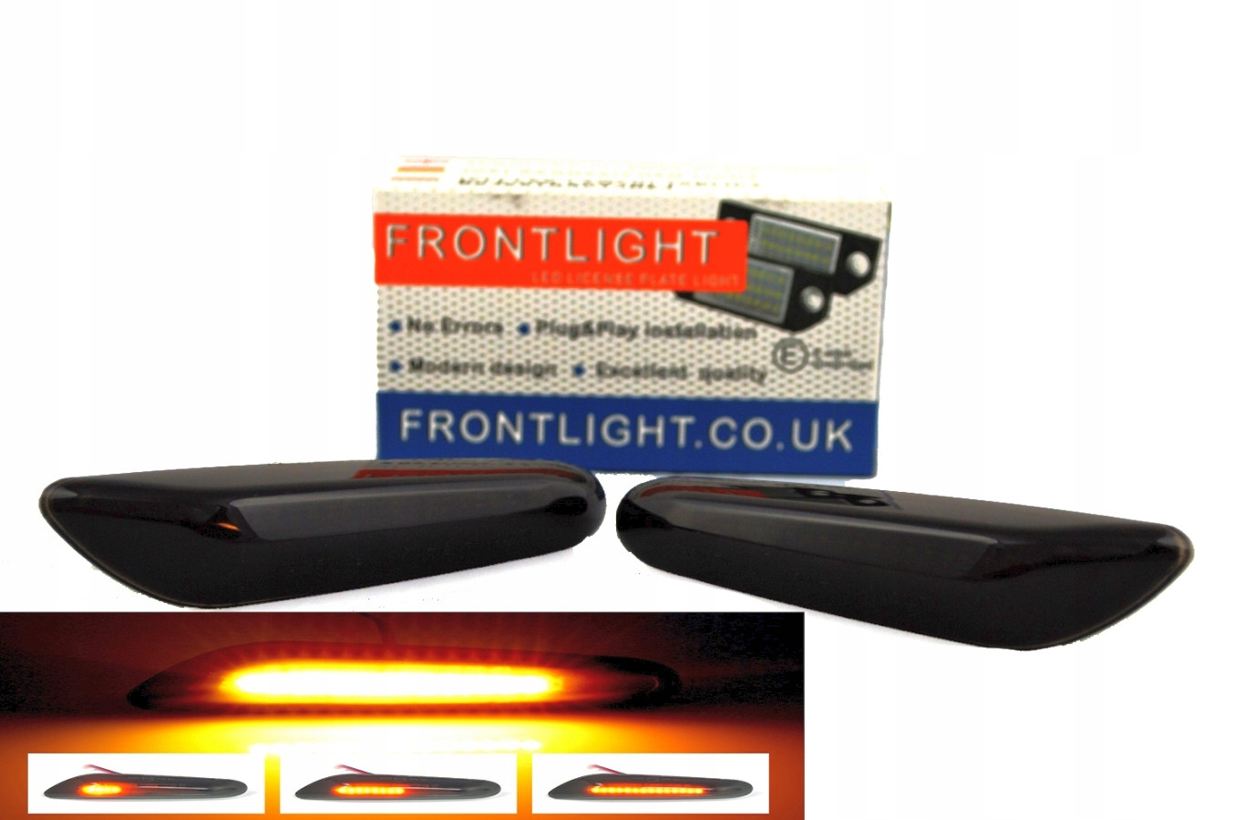 Dynamické Led Směrovky Amber Bmw E46 E90 E60 E61 E83 X3 X5 E53