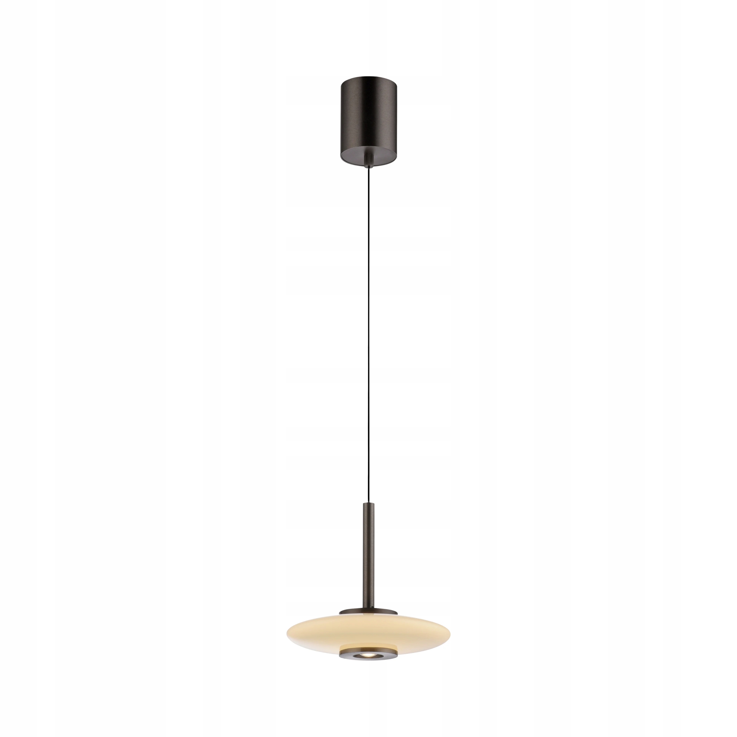 Led stropná lampa 10W elipsa hnedo-biela Paul Neuhaus Pure Vitrum