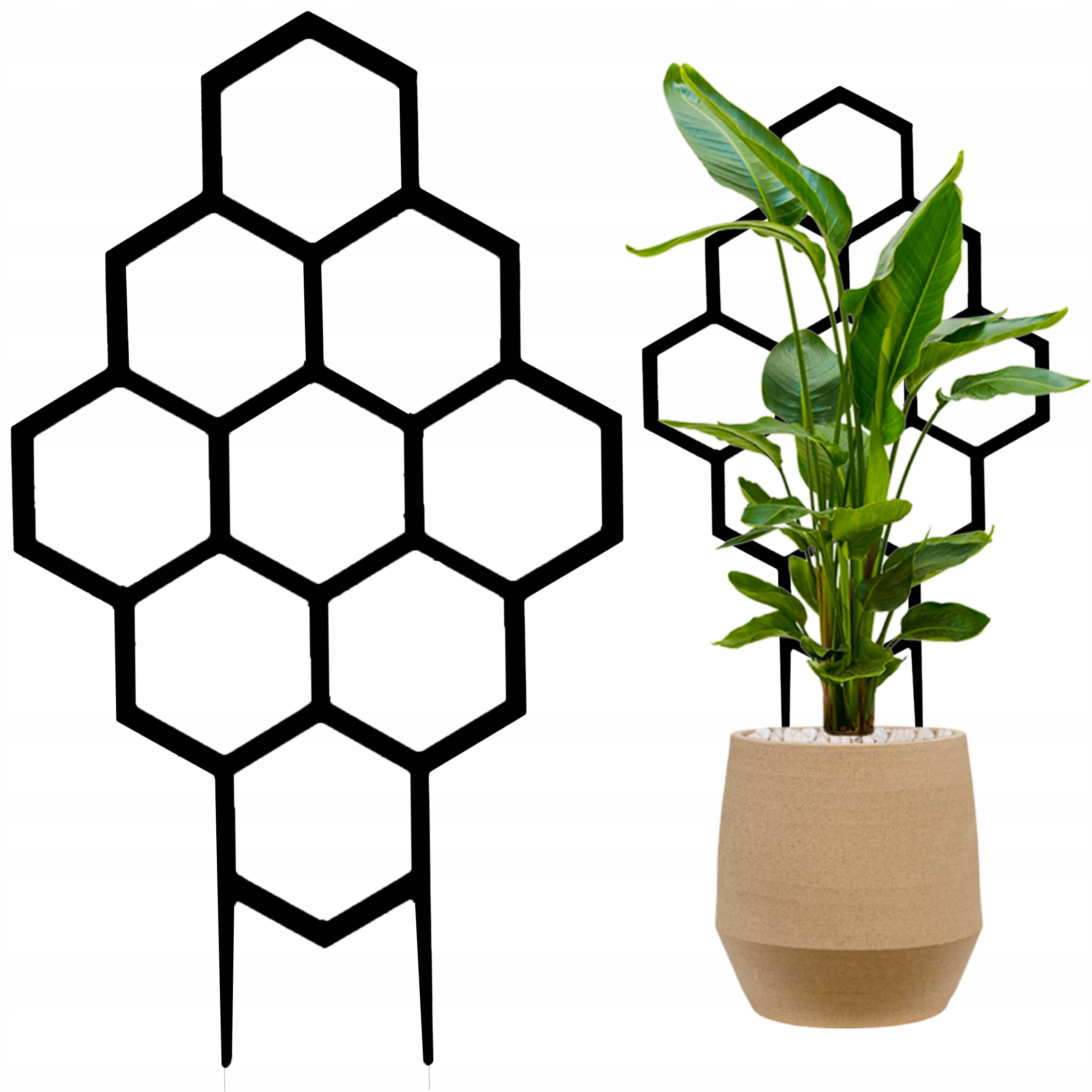 PODPORA PODPÓRKA do roślin KWIATÓW 29 cm plaster miodu