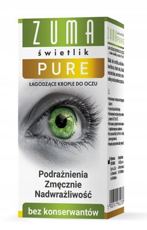 Zuma świetlik Pure krople nawilżające 10 ml