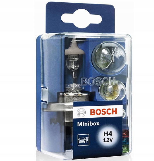 

Żarówki Samochodowe H4 Bosch Minibox Komplet
