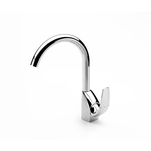 Stojanková kuchynská batéria s vysokým pohyblivým výtokom Roca M2-N