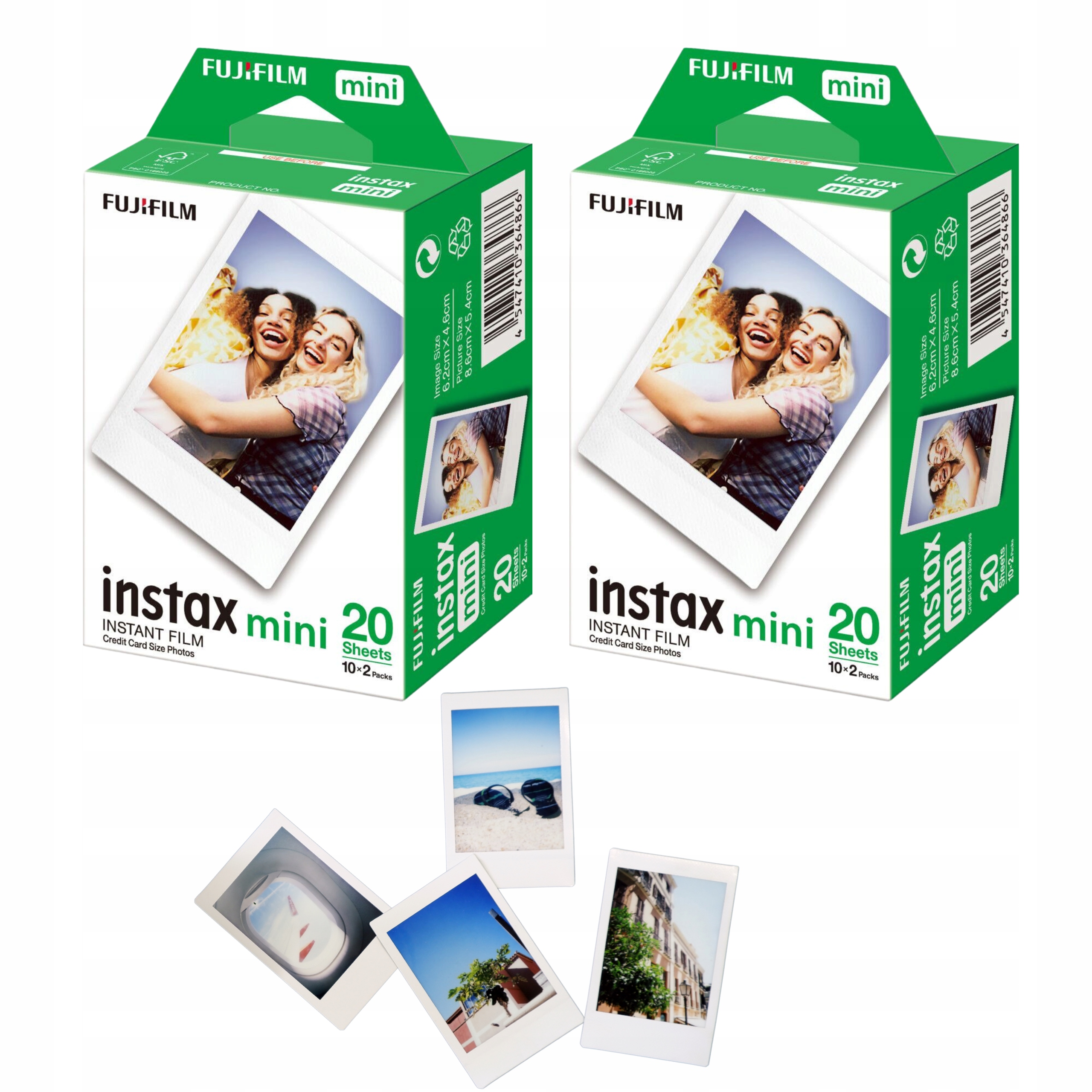 Sada náplní instax mini 12 11 9 fujifilm fotoaparát fotografie 40 fotografií film