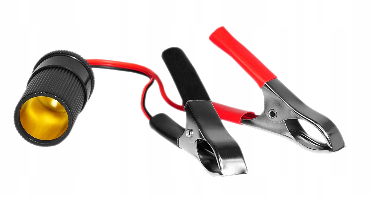 Gniazdo zapalniczki z krokodylkami do akumulatora gotowy kabel 1m EAN (GTIN) 5900804073796