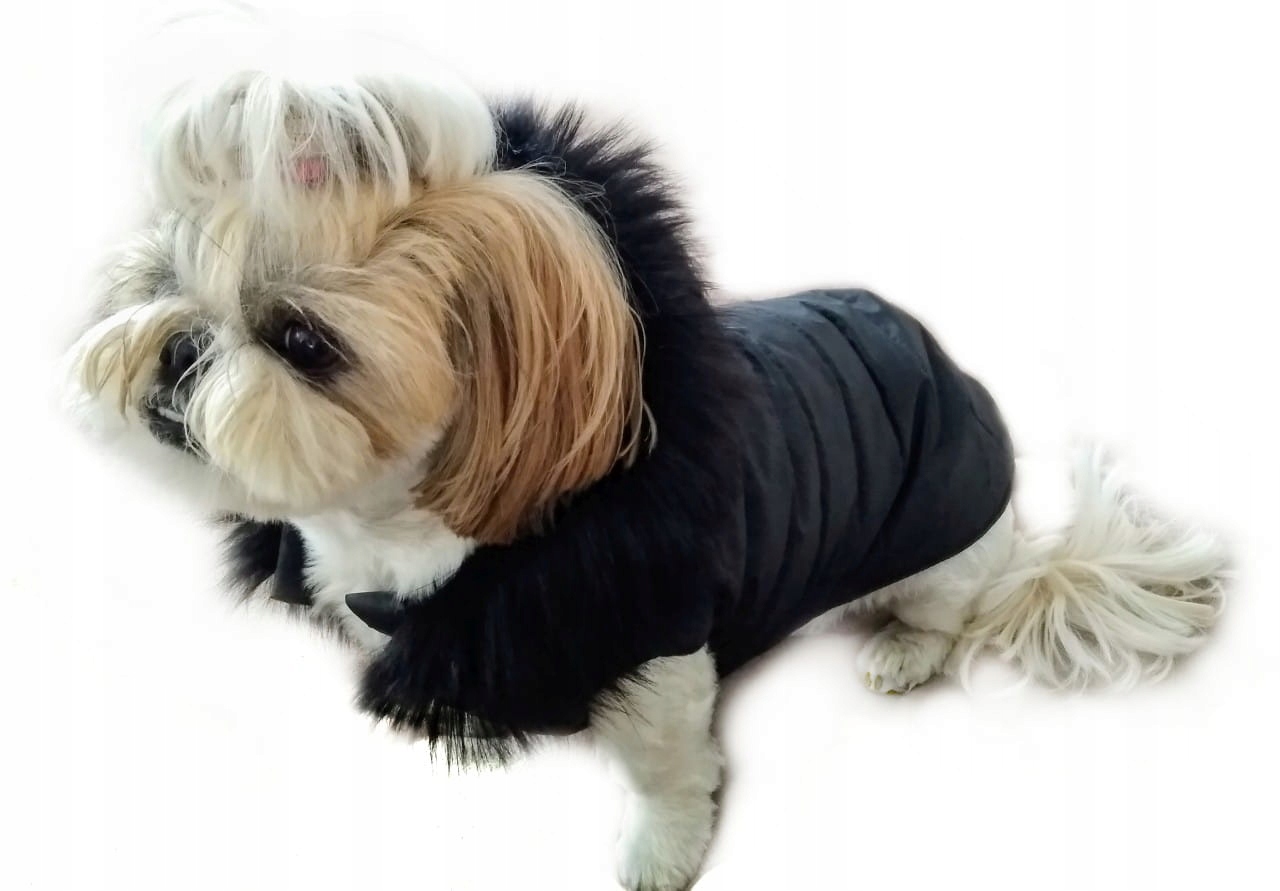 

Ręcznie szyta kurtka e czarna XXXXL Shih Tzu