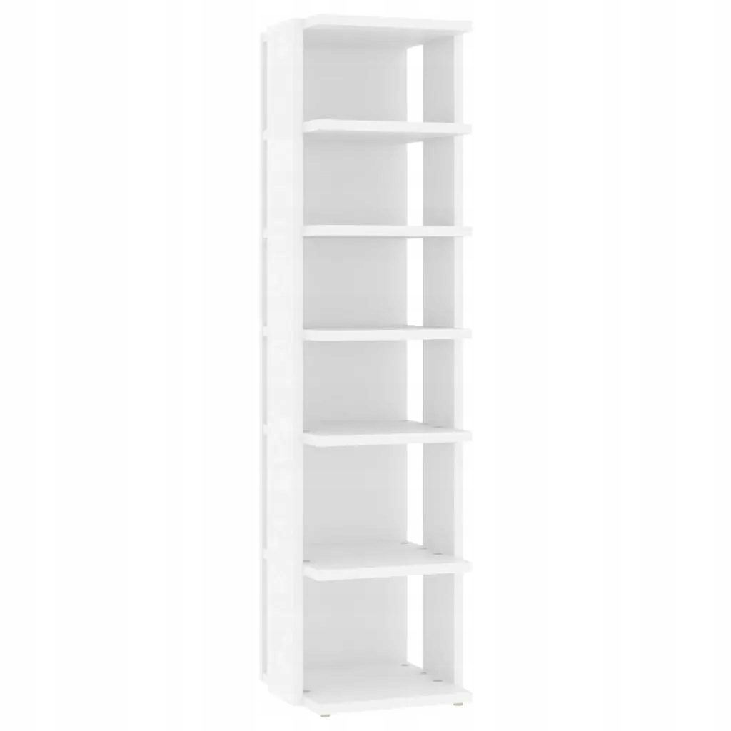 Szafka na buty biały 27,5x27x102 cm materiał drewnopochodny Producent inna