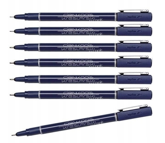 CIENKOPIS KREŚLARSKI 0.7MM CZARNY A'12 7423