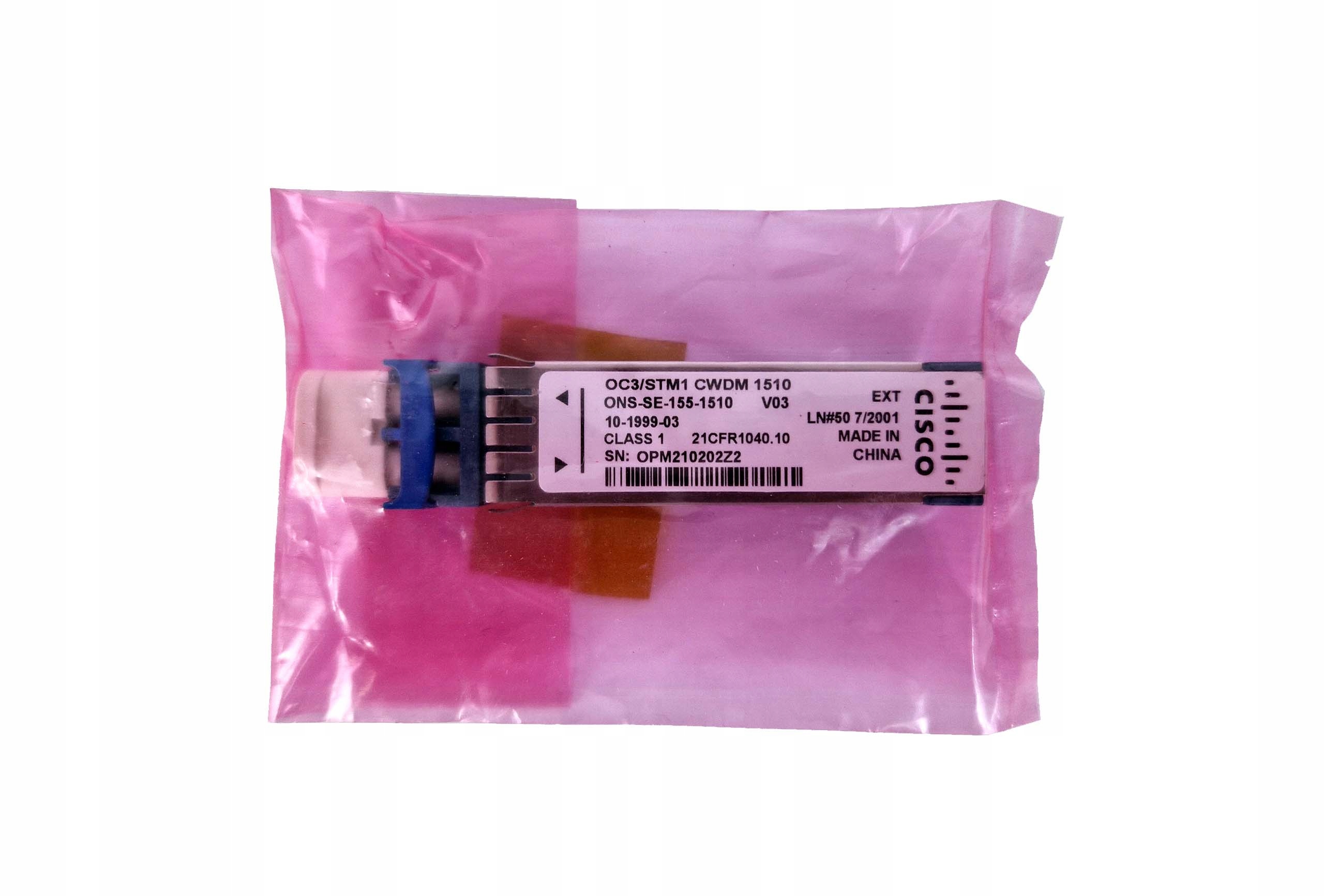 Cisco ONS-SE-155-1510 OC3/STM1 Cwdm 1510 10-1999-03 Ons vysílač/přijímač