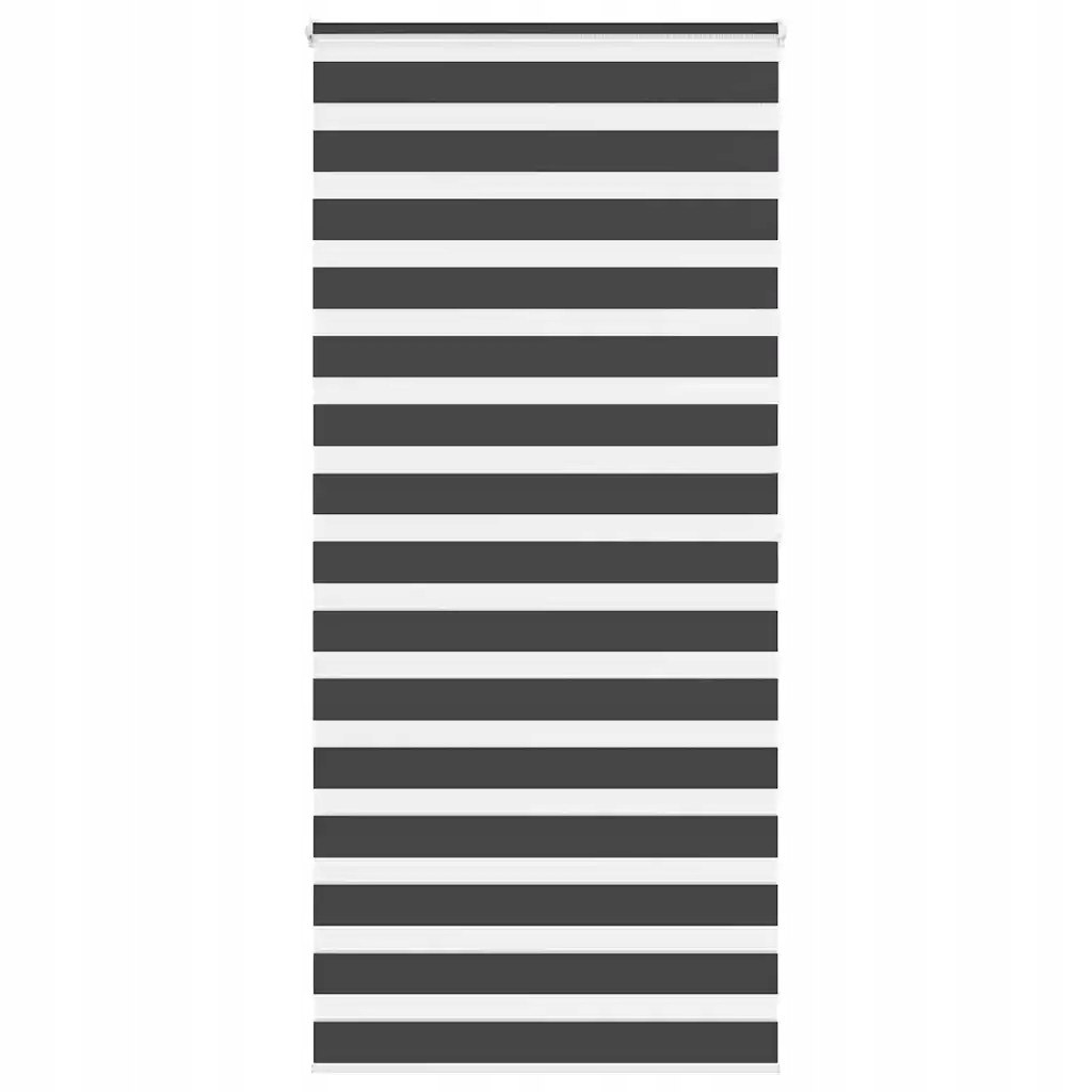 Zebra roleta černá 105x200 cm šířka látky 100,9 cm polyester Černý 4014262