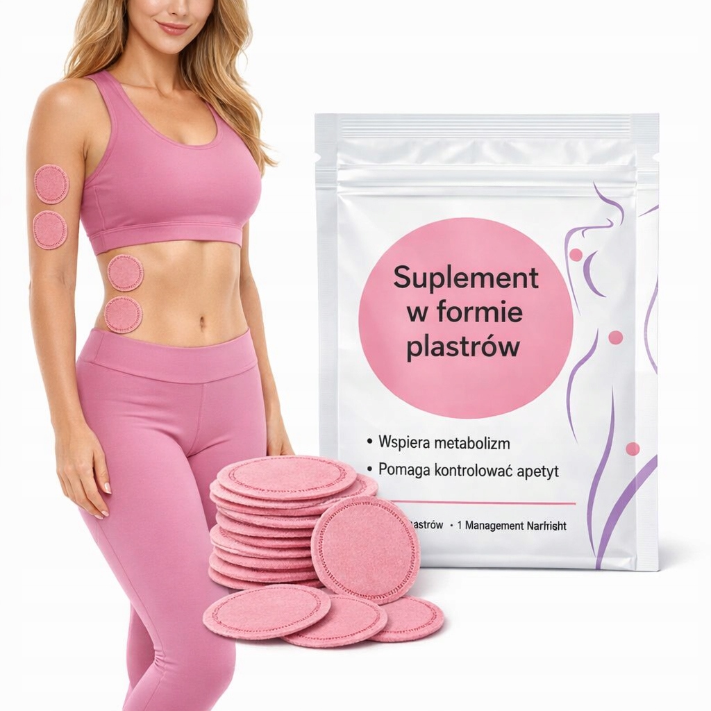 Plastry do odchudzania, kontroli apetytu 90 szt Szybkie Spalanie Top Jakość