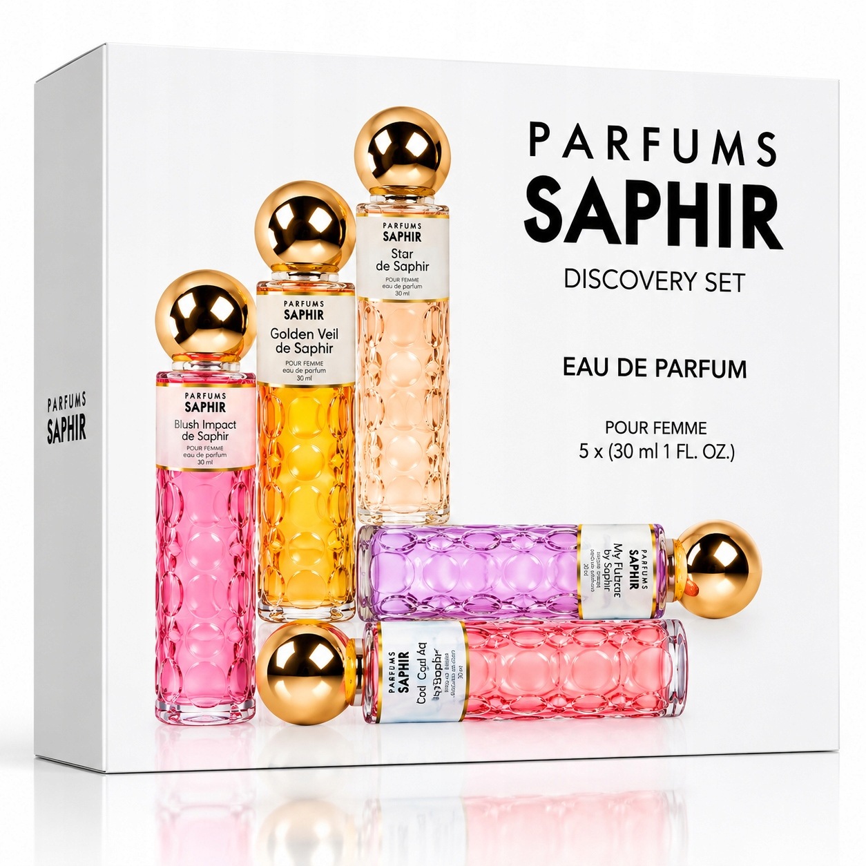 Dámská dárková sada Saphir Women Discovery 5 x parfémovaná voda 30 ml