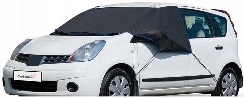 Osłona PRZECIWSZRONOWA ZIMA LÓD mata ochronna DeLux PRZEDNIA SZYBA+BOK 135c