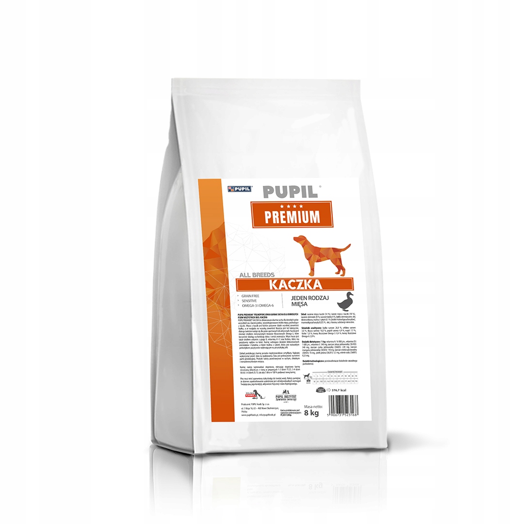 Pupil Premium Monoprotein Adult All Breeds Kaczka 8kg