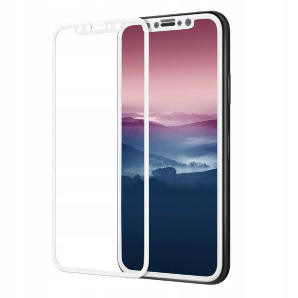 

Szkło Hartowane 5D | Iphone X / Iphone Xs Białe