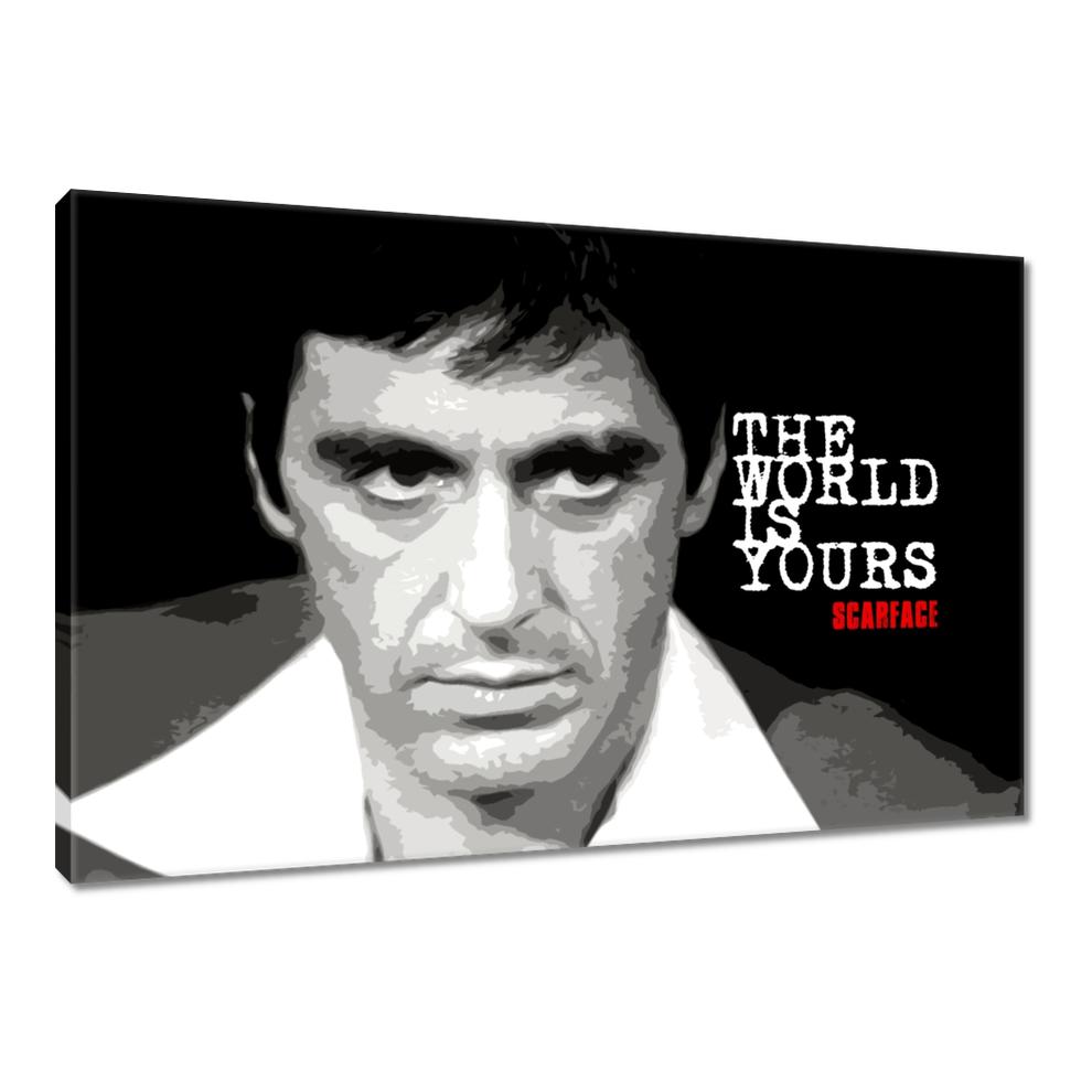 

Obrazy 90x60 The World Is Yours Pacino