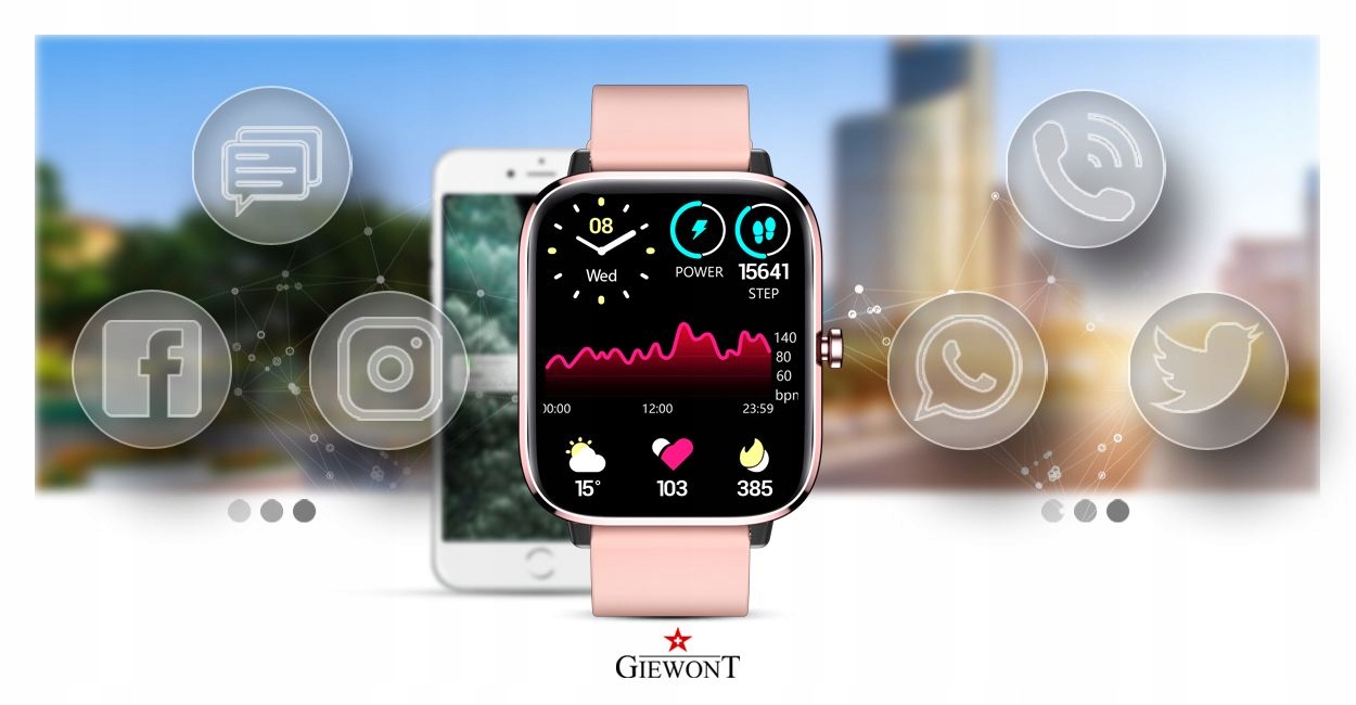 SMARTWATCH DLA DZIEWCZYNKI NA KOMUNIĘ POŁĄCZENIA Kompatybilność systemowa Android iOS
