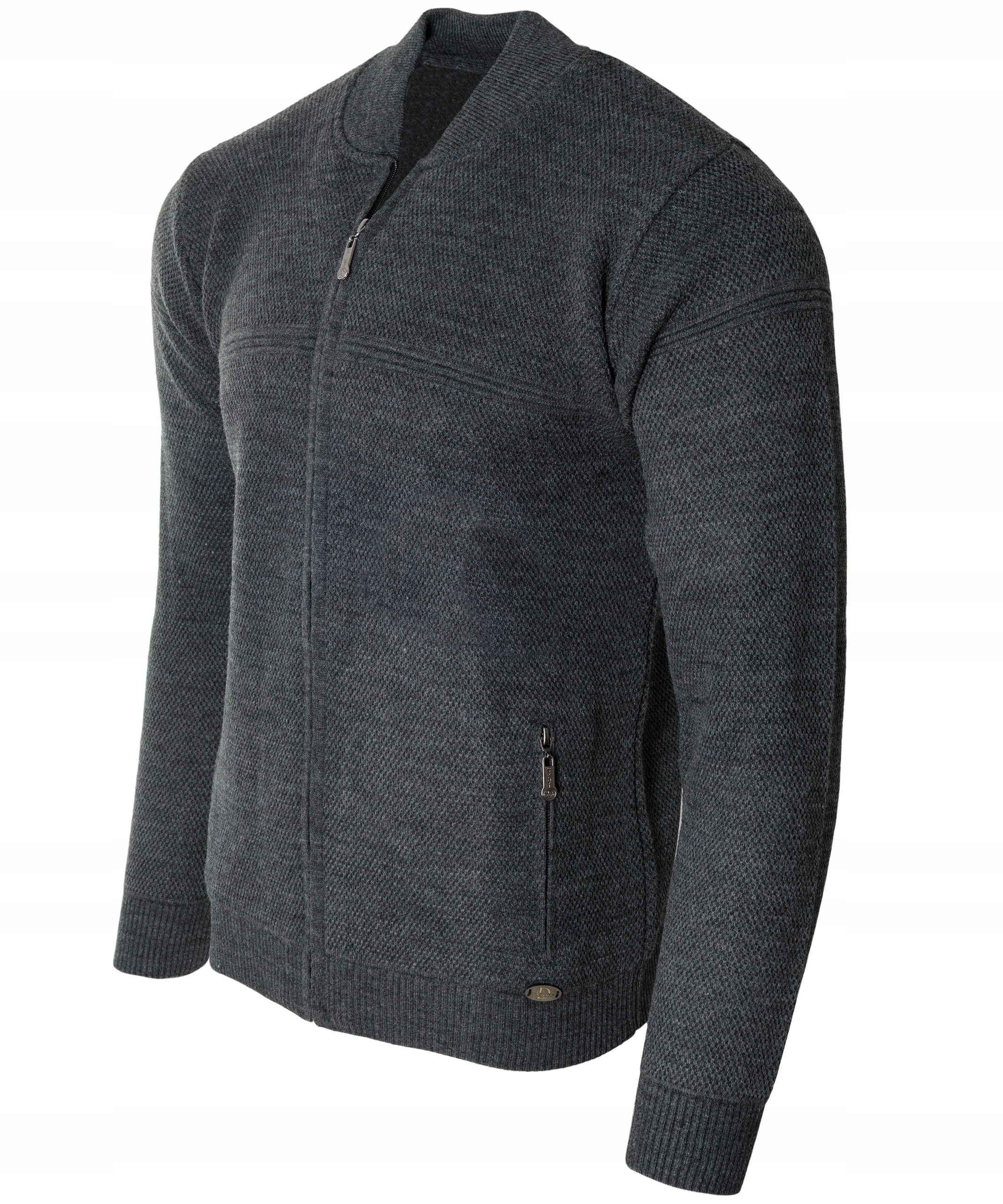 Sweter Męski Rozpinany Na Zamek Klasyczny R. 4XL