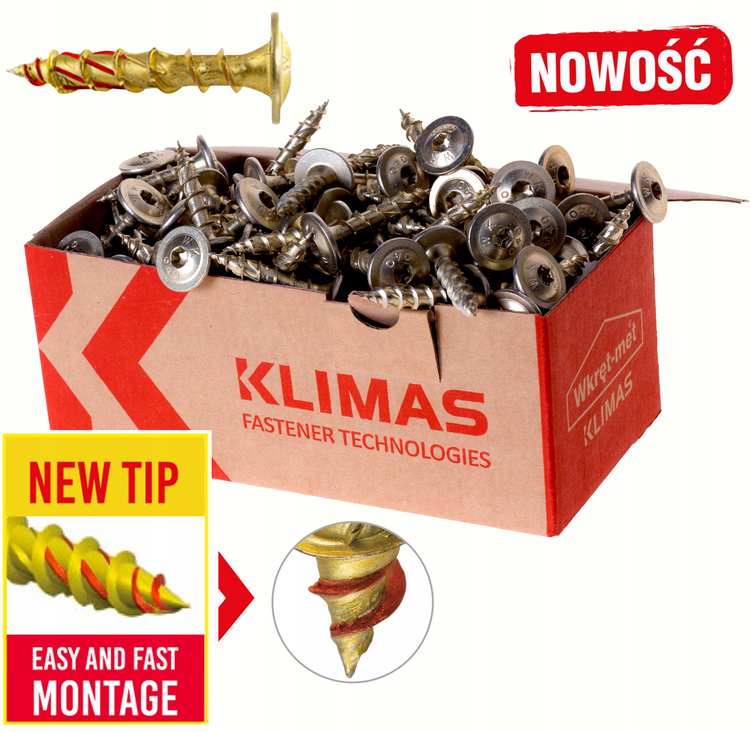 

Wkręty Ciesielskie 8x40 Torx Łeb Talerzowy 50szt