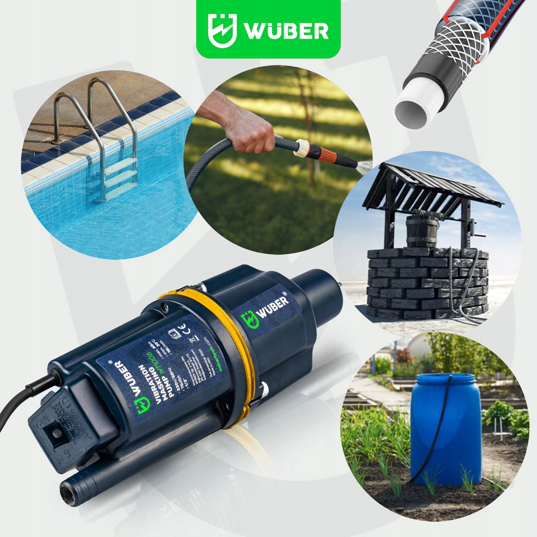 POMPA GLEBINOWA ZANURZENIOWA DO STUDNI WODY PODLEWANIA OGRODU DOLNOSSACA Kod producenta W11006 Pompa do wody