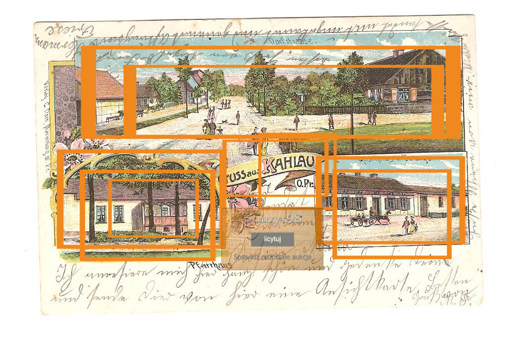 KALNIK K.PASŁĘK MORĄG MIŁAKOWO - LITOGRAFIA - 1905