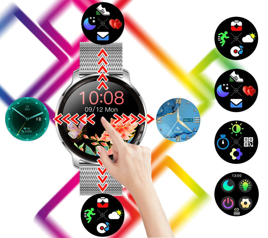 DAMSKI SMARTWATCH RUBICON PULS NATLENIENIE SMS FB Pojemność akumulatora 180 mAh