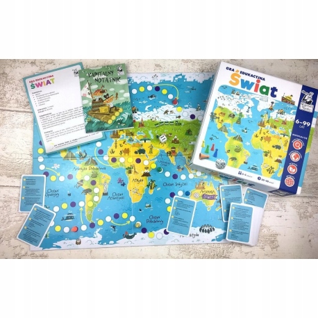 Kapitan Nauka ŚWIAT - gra edukacyjna 6+ Kod producenta 30542
