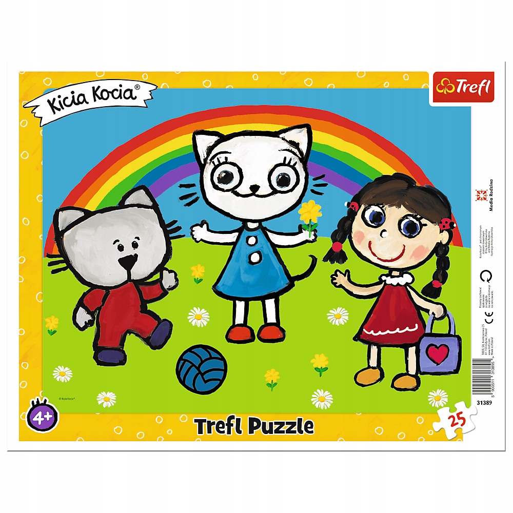 

Puzzle Ramkowe 25el. Pogodny Dzień Kici Koci Trefl