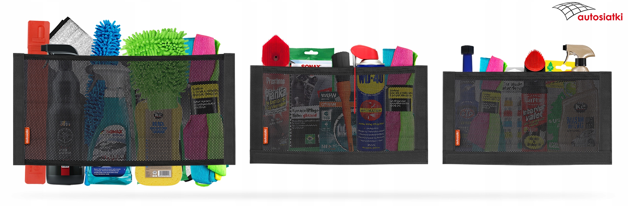 UNIWERSALNY ZESTAW SYSTEM SIATEK DO BAGAŻNIKA RZEP Rodzaj siatki