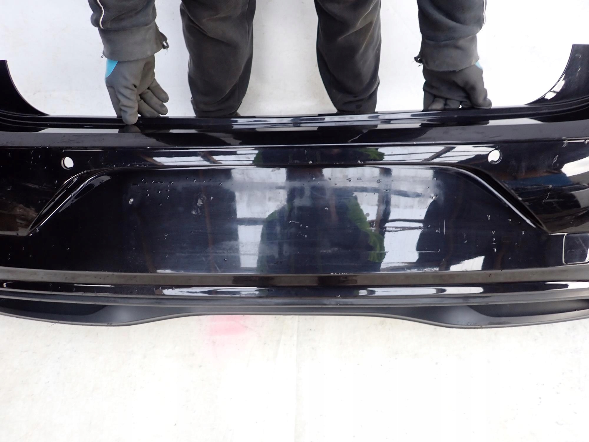 VW POLO VI 6 2G 17-21 bumper rear part rear 4XPDC