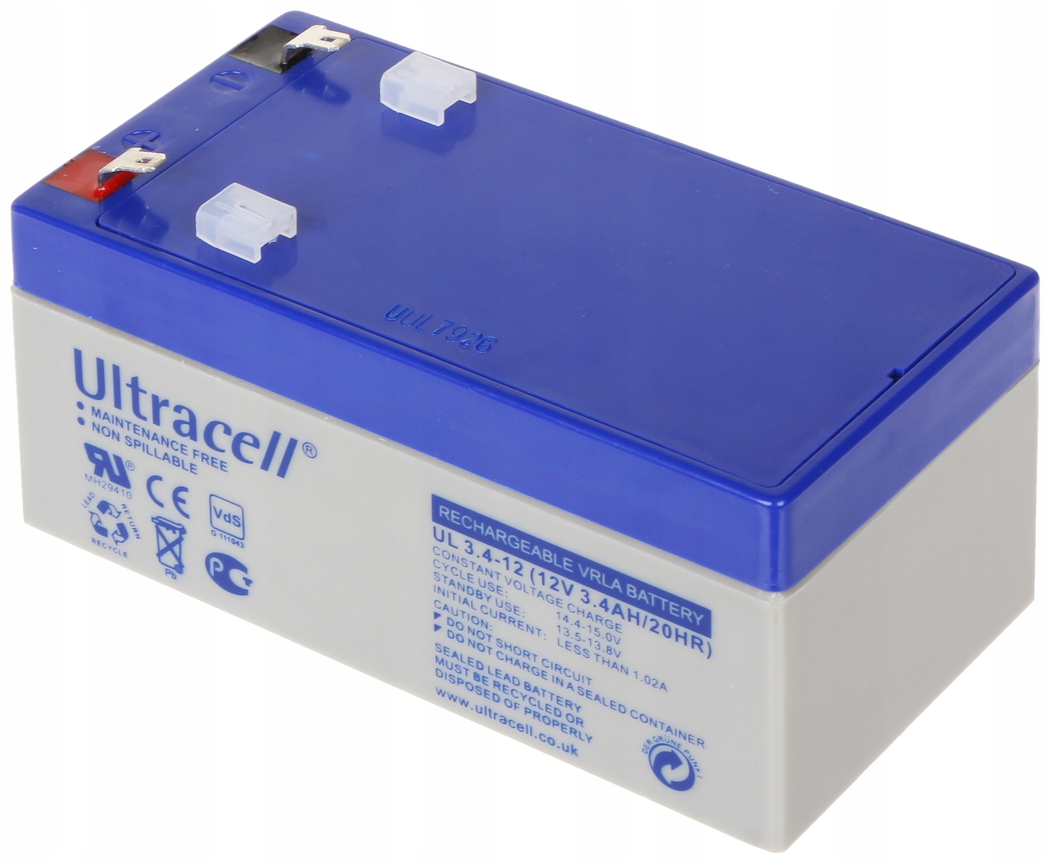 

Akumulator Ul 3.4-12 Ultracell 12V/3.4AH-UL