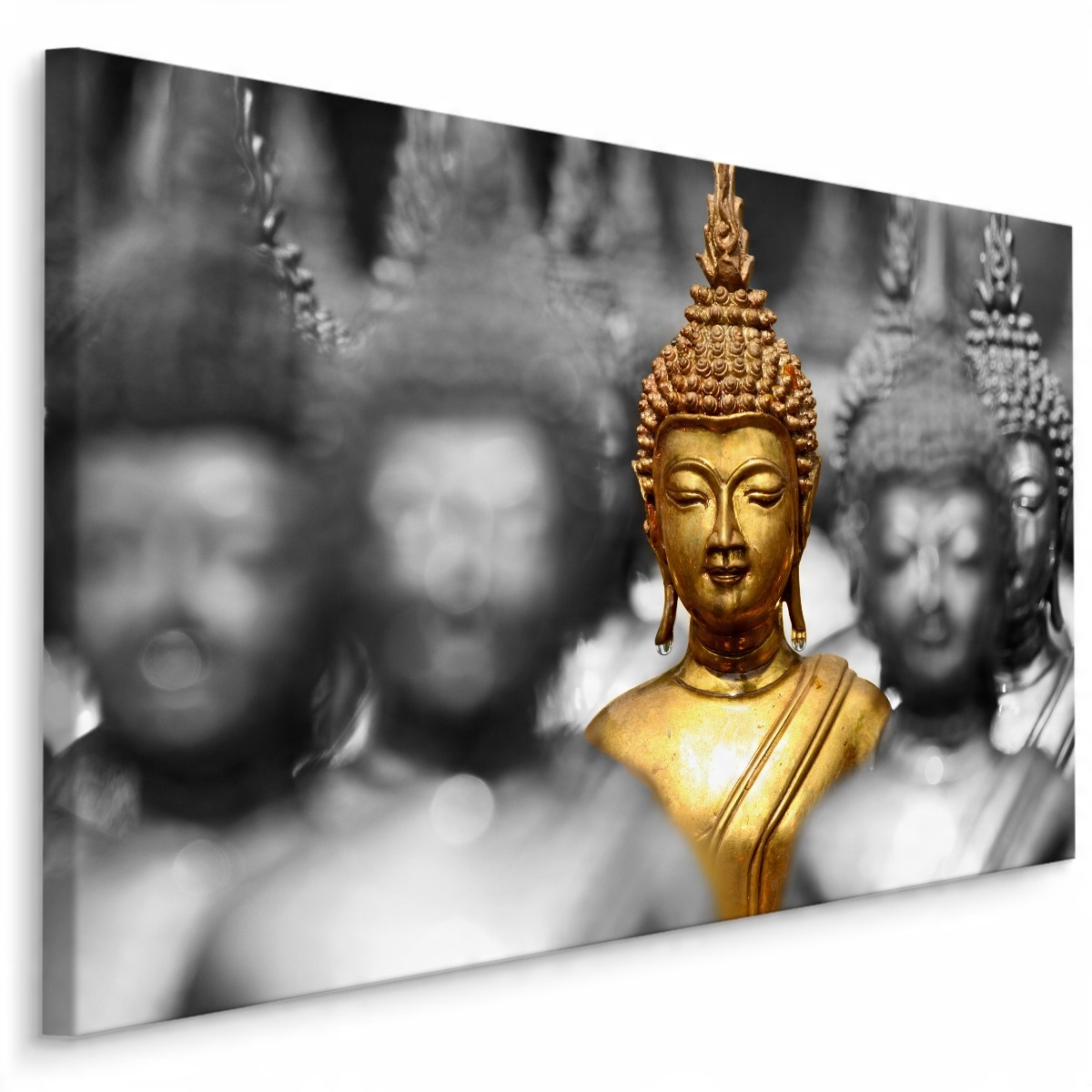 

Obraz Do Salonu Złoty Budda Zen Ikona Dekor 90x60