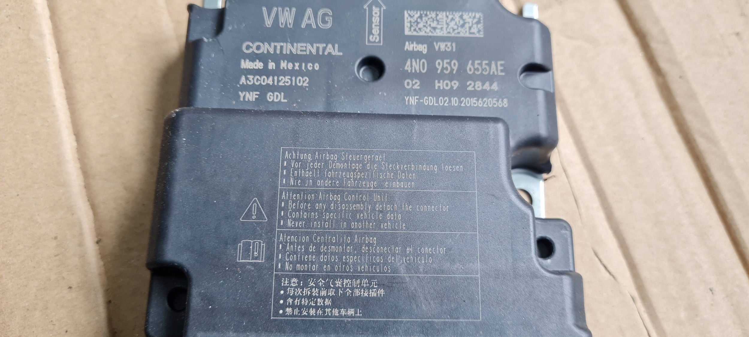A6 C8 4K modulo Centralina SENSOR airbag airbag 4N0959655AE A7 4K