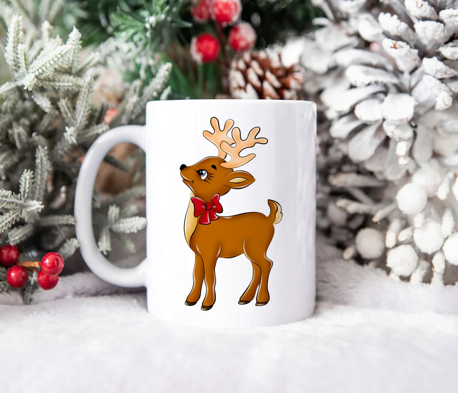 SUPER ŚWIĄTECZNY KUBEK PREZENT 330ml RENIFER Rodzaj kubek