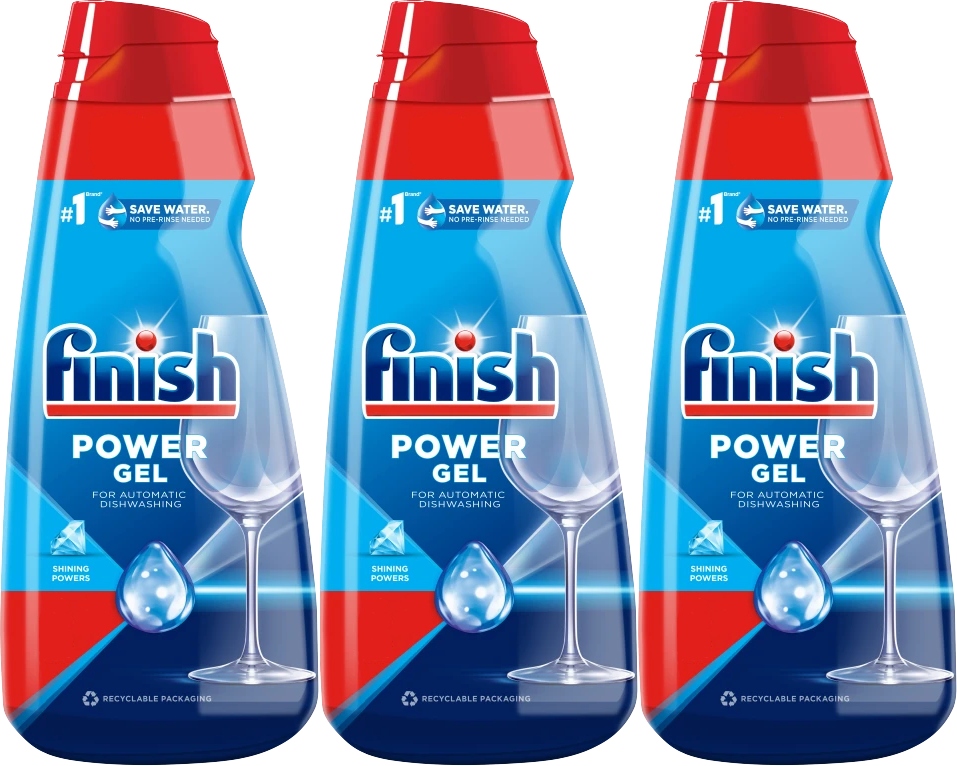 Levně Gel do myčky Finish Power Gel 1l 50p sada 3ks