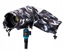 Jjc Czarny pokrowiec Kamuflaż do Canon Nikon Sony Fuji Olympus Panasonic