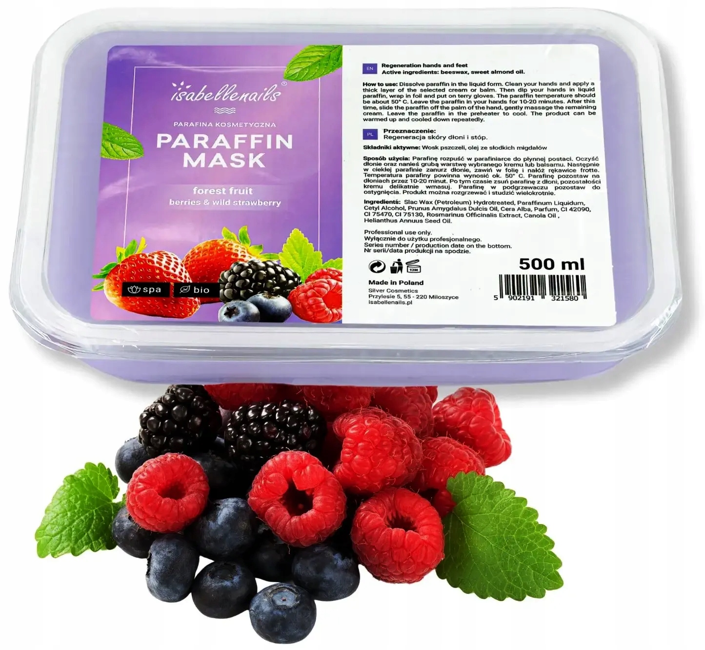 PARAFINA KOSMETYCZNA IS 500ml FOREST FRUITS