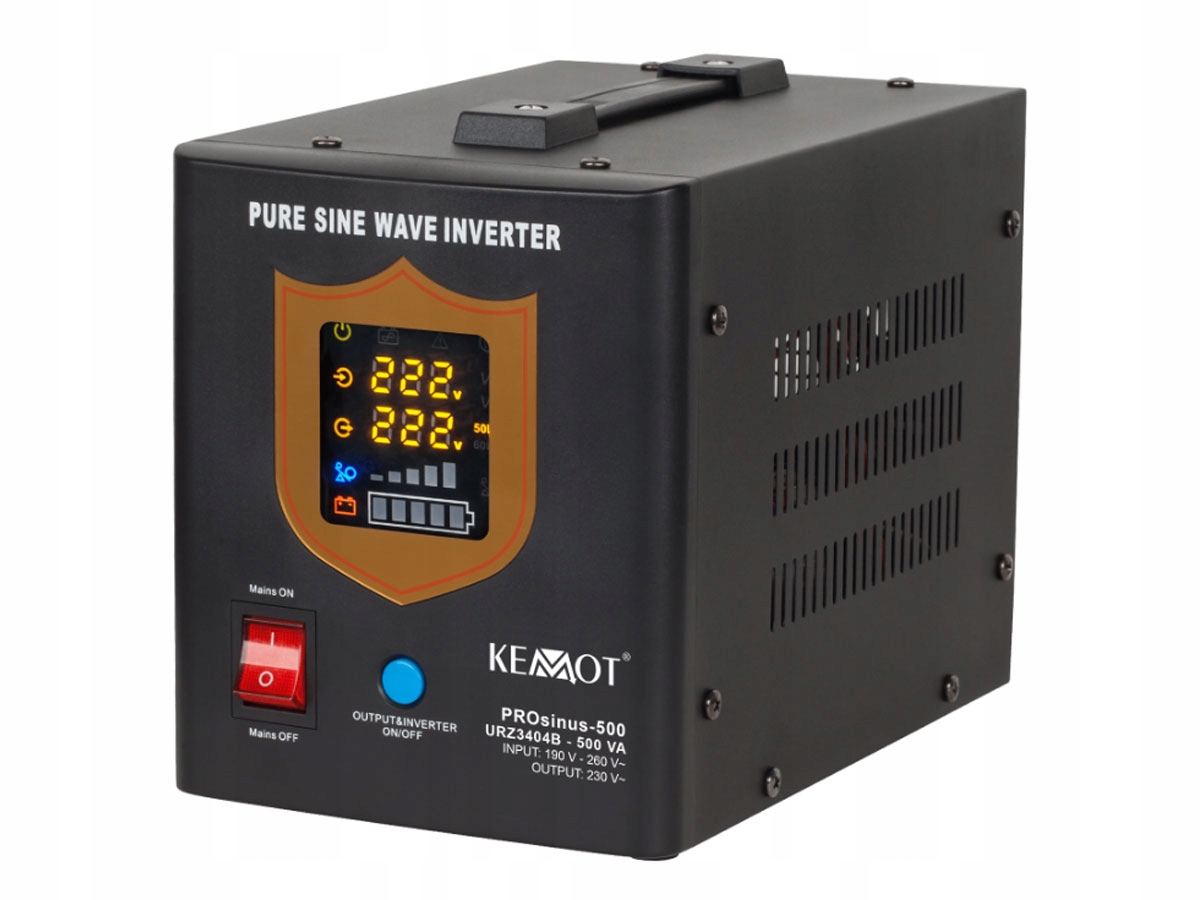 Zasilacz awaryjny Kemot PROsinus-500 500VA/300W