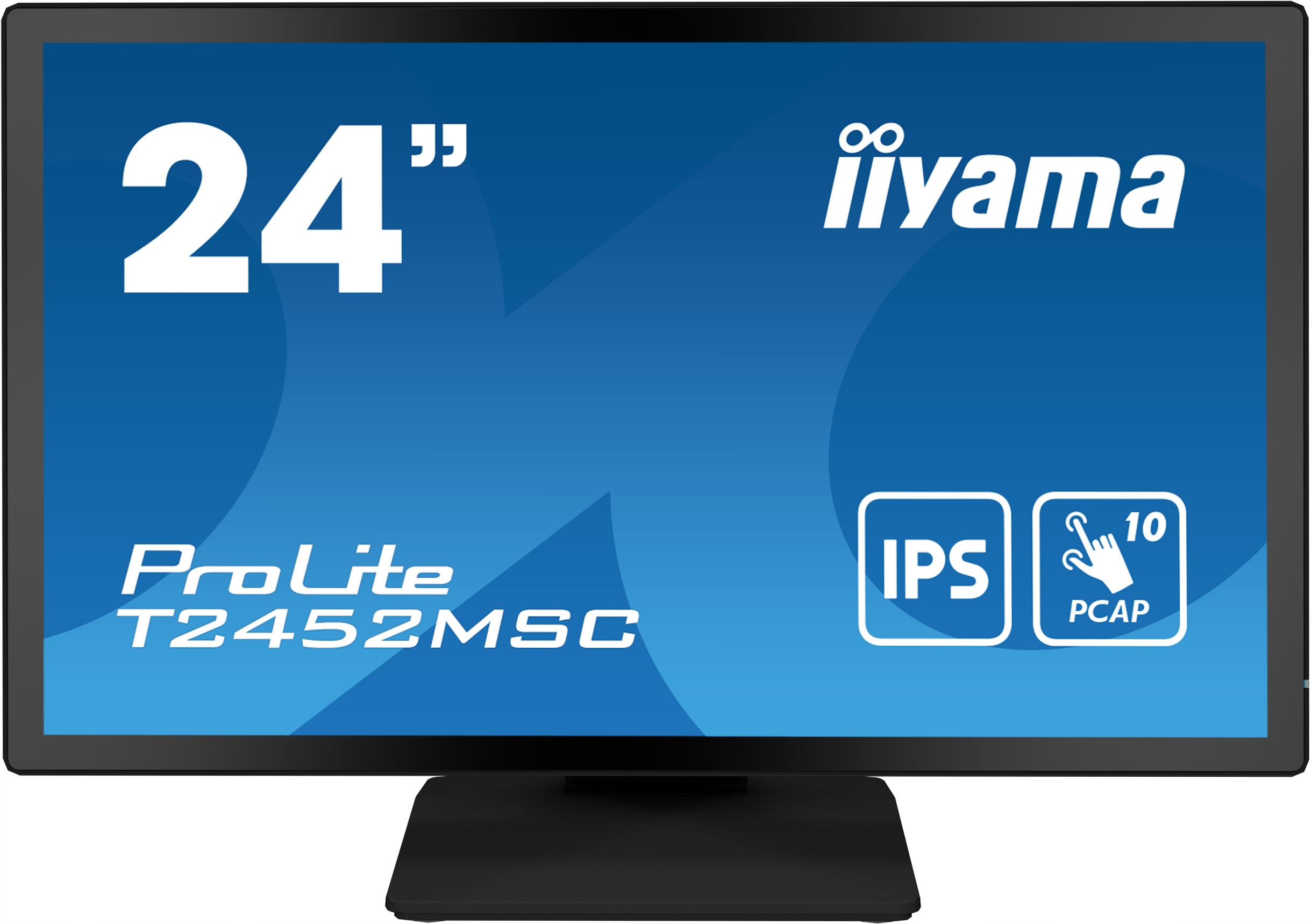 24" LCD iiyama T2452MSC-B1: Pcap, Ips, Fhd, Hdmi T2452MSC-B1