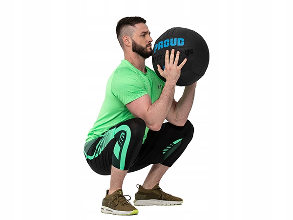 PIŁKA LEKARSKA KOORDYNACYJNA WALL BALL 10KG PROUD Średnica 35 cm