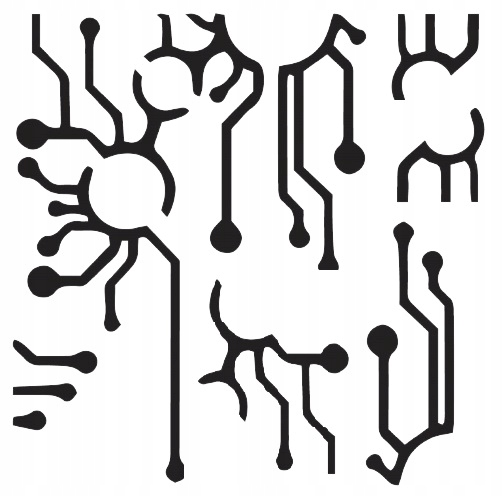 Malířská šablona na omítky 62 cm Architektonický beton Omítka