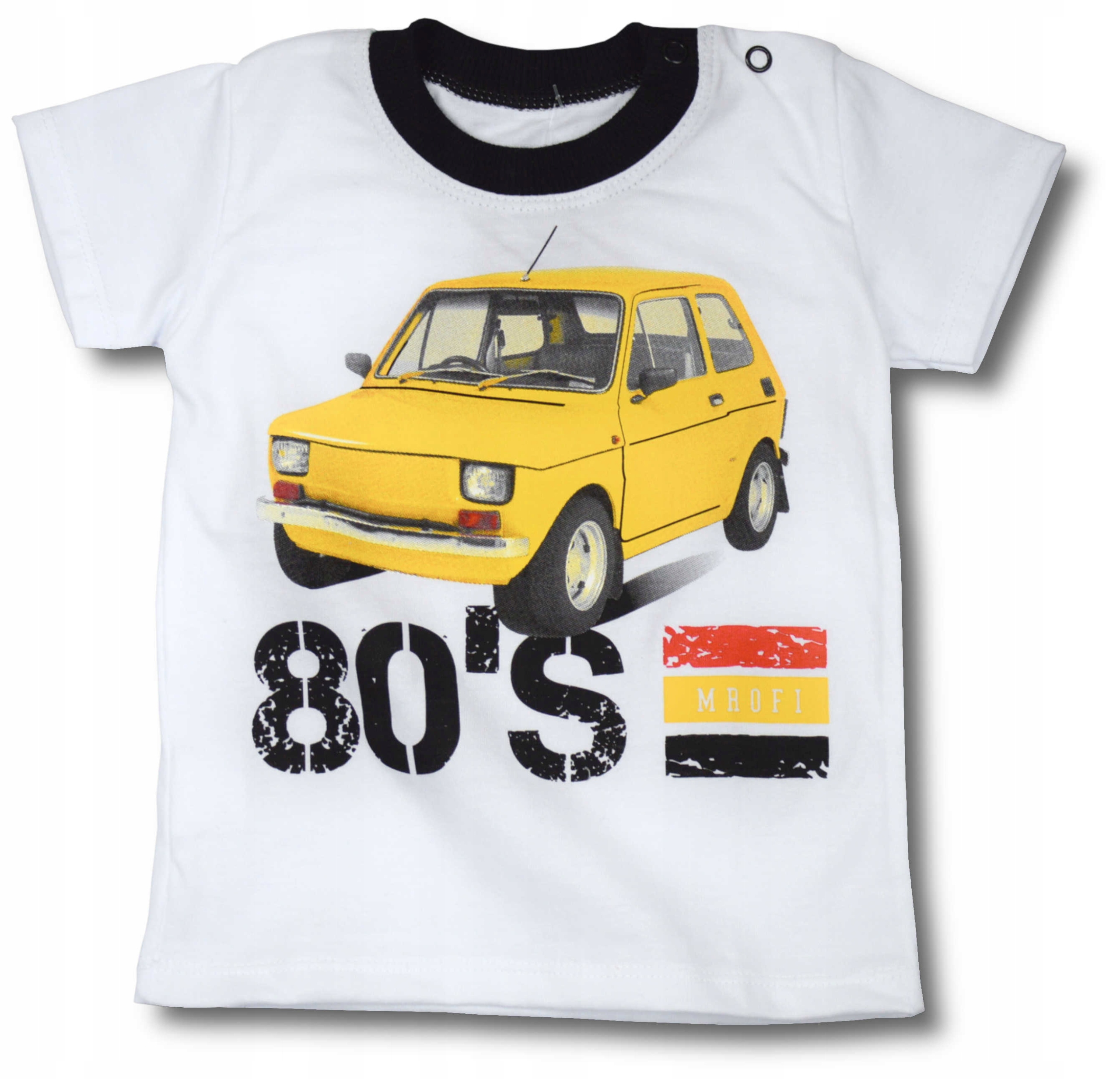 

T-shirt koszulka Prl Maluch 86 biały dziecięcy